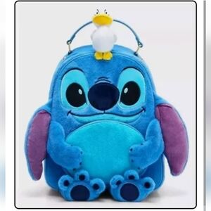 Loungefly Fuzzy Stitch Backpack & Wallet - Box Lunch Exclusive